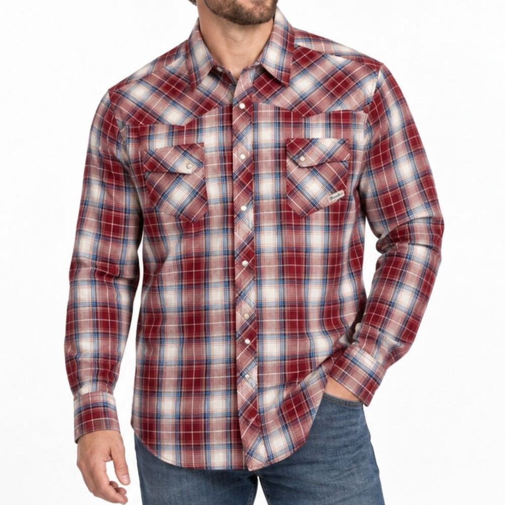 Wrangler Wrancher Pearl Snap Western Shirt XL